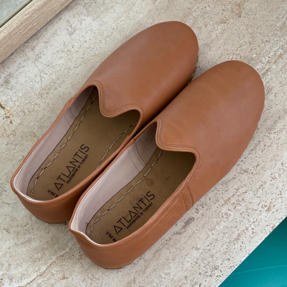 Men's Tan Slip-On Loafers